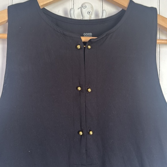 Good American Bodysuit Black with Gold Details Size 5 - Picture 4 of 7